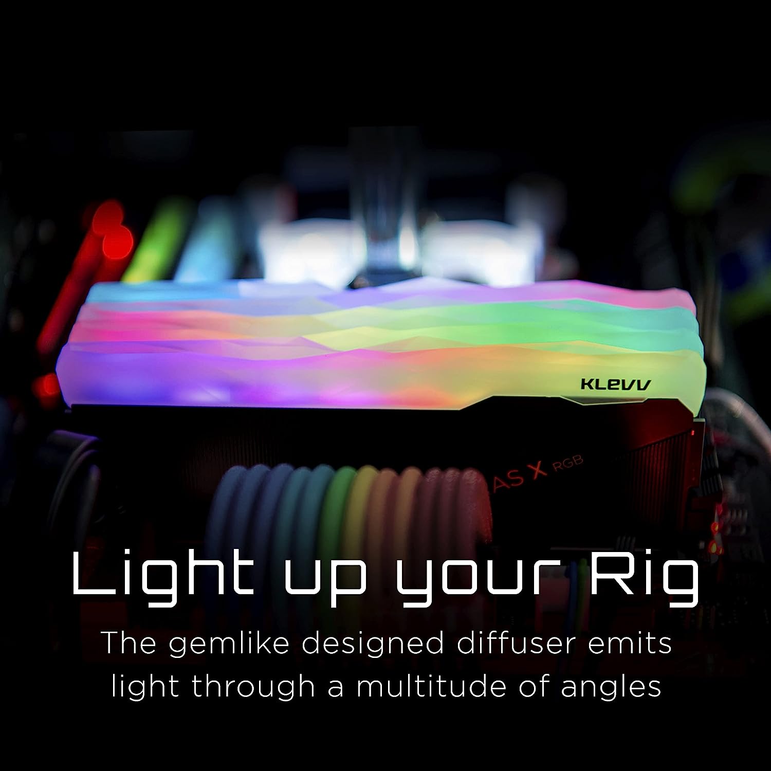KLEVV Ram Desktop Cras X RGB 16GB Kit (2x 8GB) DDR4-3600MHz KLEVV Ram Desktop Cras X RGB 16GB Kit (2x 8GB) DDR4-3600MHz